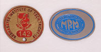 school metal badge